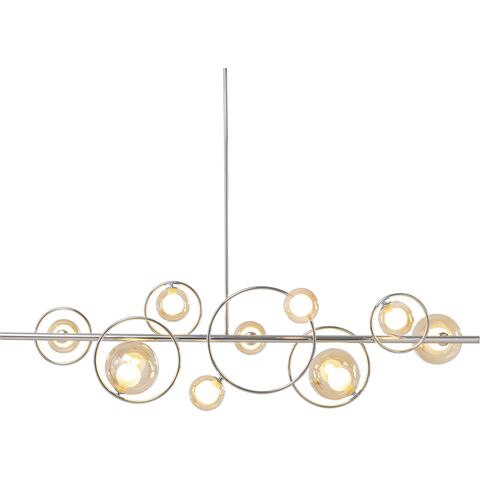 Pendant Lamp Universe Chrome 110cm