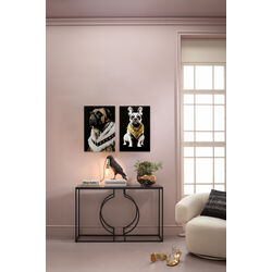 55413 - Tableau verre Noble Dog 40x60cm