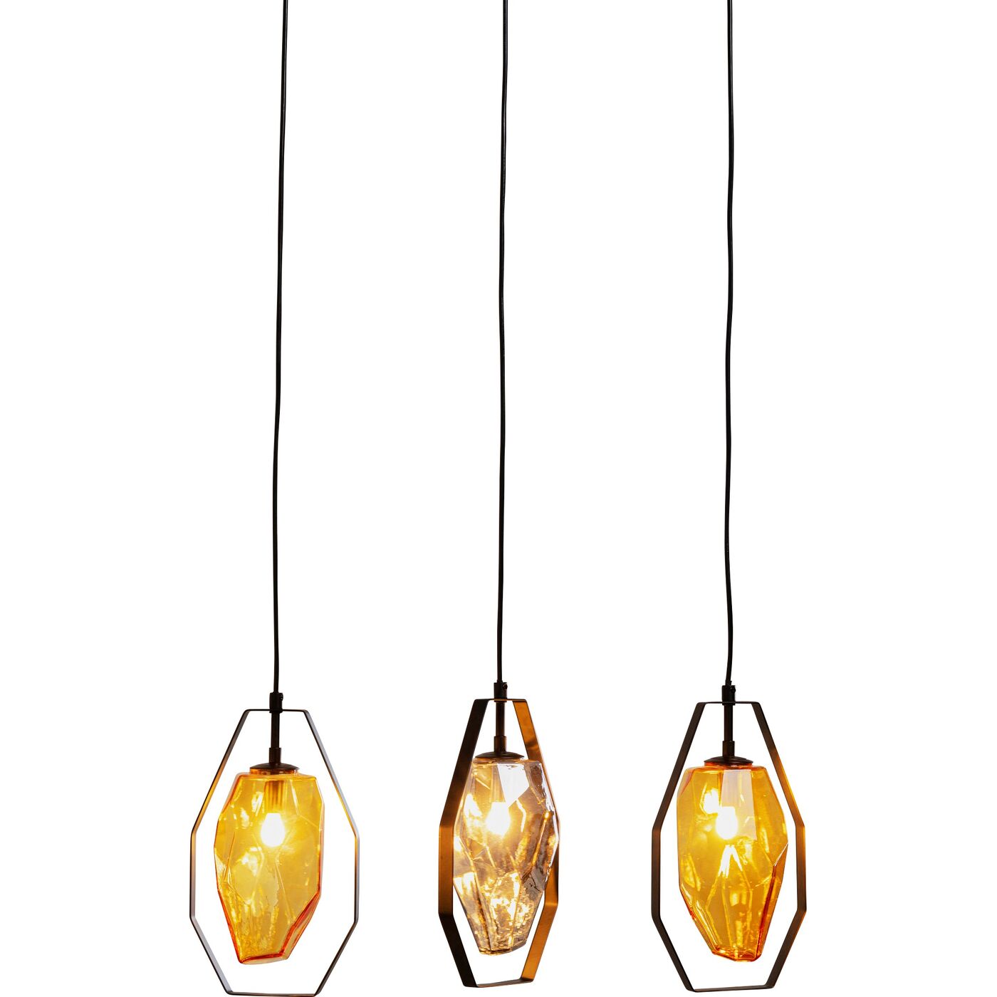 [55416] Lámpara Diamond Fever Dining Negro 67cm