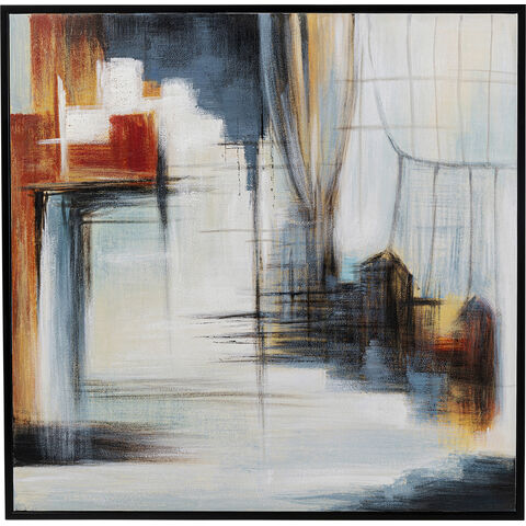 Cuadro enmarcado Visione Front 100x100cm