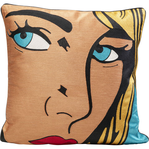 Cushion Comic Lady 50x50cm
