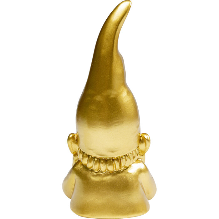 Deko Figur Zwerg Gold 21cm