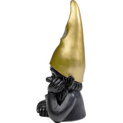 Deko Figur Zwerg Schwarz 21cm