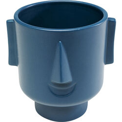 Vase Faccia bleu 12cm