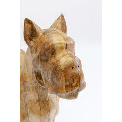 Deko Figur Bulldog Wood 70x78cm