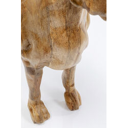 Deko Figur Bulldog Wood 70x78cm