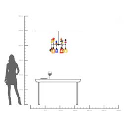 Hängeleuchte Mazzo Sei Ø61cm