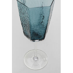 White Wine Glass Cascata Blue