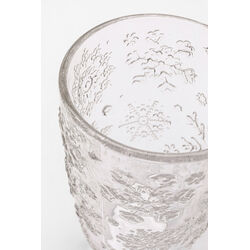 Wasserglas Ice Flowers Klar