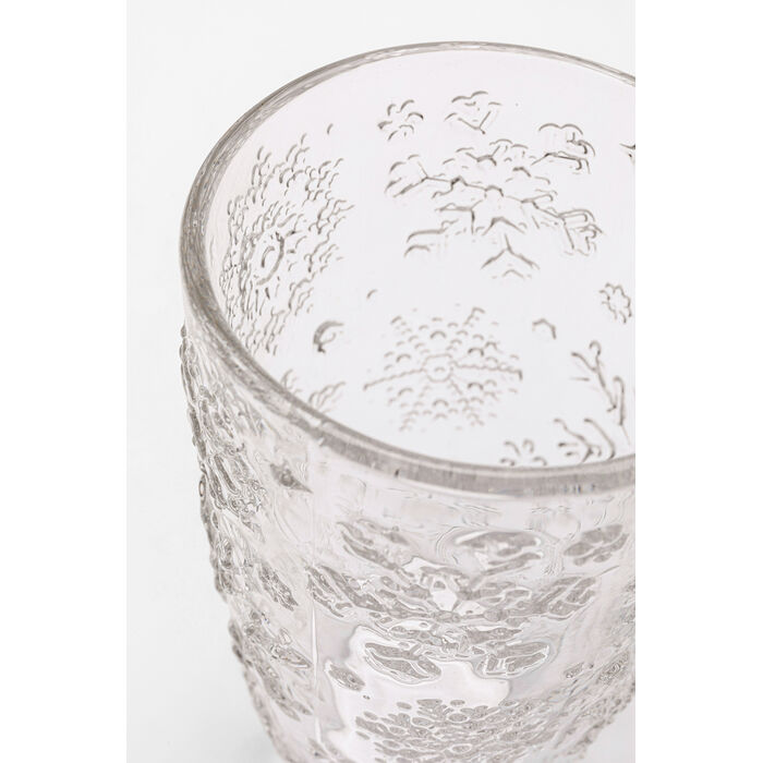 Wasserglas Ice Flowers Klar