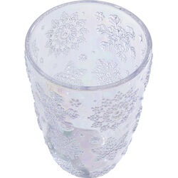 Bicchiere acqua Ice Flowers colore