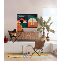 Quadro con cornice Sunset 75x100cm