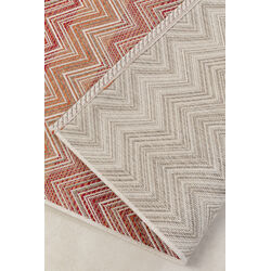 Alfombra de Exterior Zigzag Rojo 160x230cm