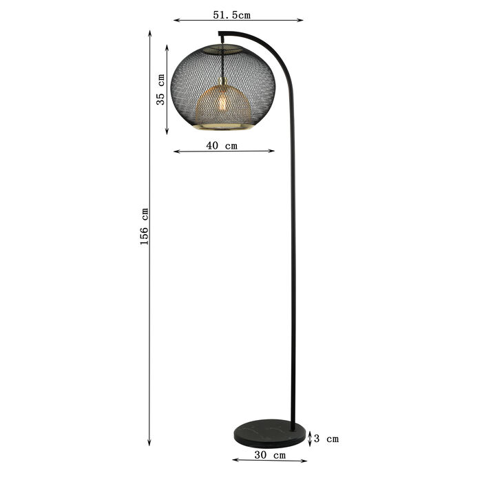 Stehleuchte Grato 156cm