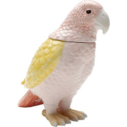 55680 - Caja Deco Exotic Bird Giallo 23cm