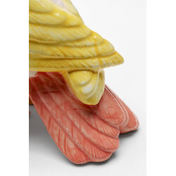 Deco Jar Exotic Bird Giallo 23cm