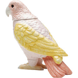 Caja Deco Exotic Bird Giallo 23cm