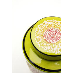 Scatola deco Big Bloom verde 27cm