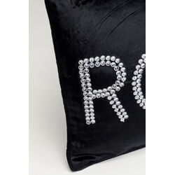 Cuscino Beads Rockstar nero 35x80cm