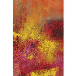 Canvas Picture Jardin Red 125x215cm