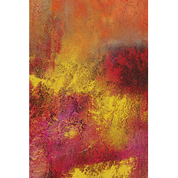 Cuadro lienzo Jardin Rojo 125x215cm