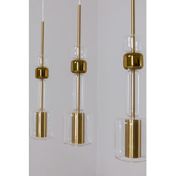 Lampadario Candy Bar oro 70cm