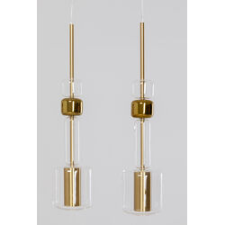 Lampadario Candy Bar oro 103cm