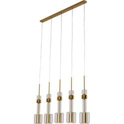 Lampadario Candy Bar oro 103cm