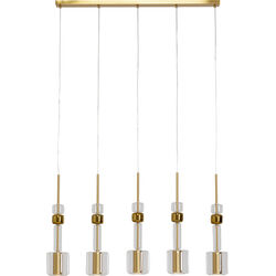 Lampadario Candy Bar oro 103cm