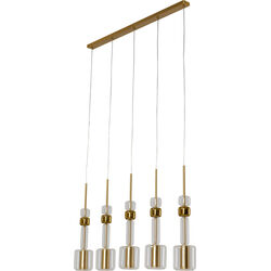 Lampadario Candy Bar oro 103cm