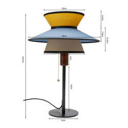 Tischleuchte Riva Colore 49cm