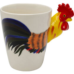 56011 - Mug Funny Animal Rooster 12cm