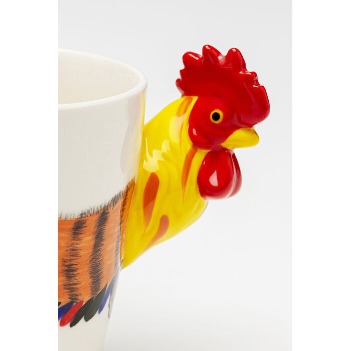 Mug Funny Animal Rooster 12cm