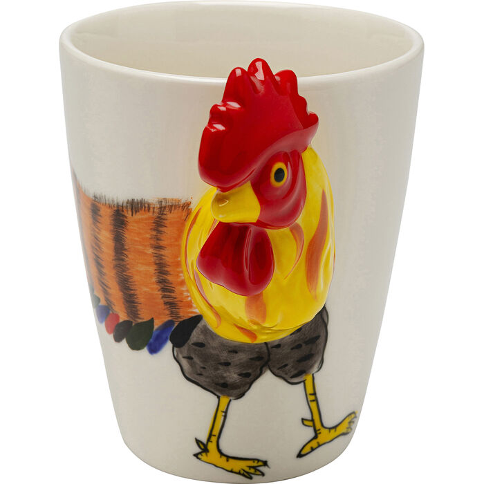 Tasse Funny Animal Rooster 12cm