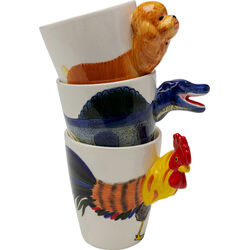 Mug Funny Animal Rooster 12cm