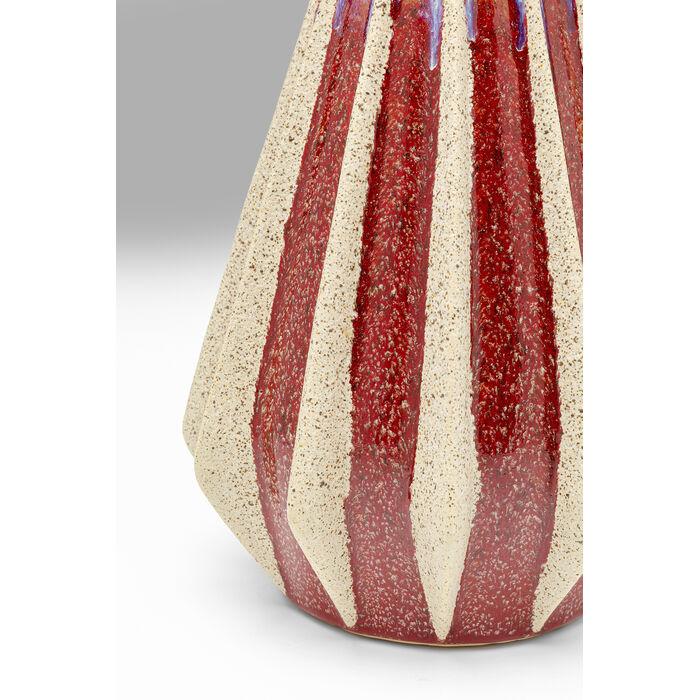 Vase Tic Tac Rot 24cm