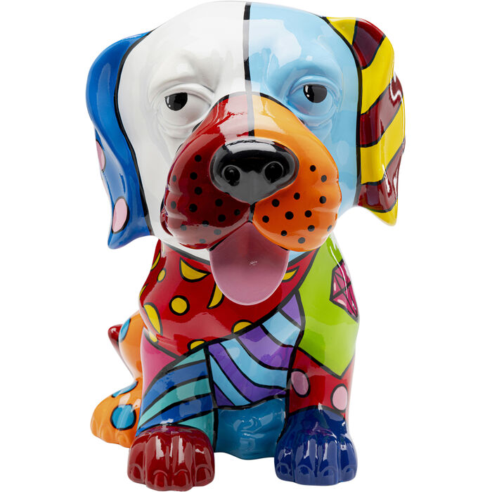 Figura decorativa Dog Patchwork 35cm