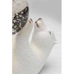 Deko Figur Disco Polar Bear 26cm