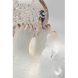 Deko Figur Disco Polar Bear 26cm