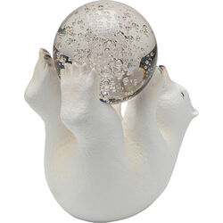 Deko Figur Disco Polar Bear 26cm