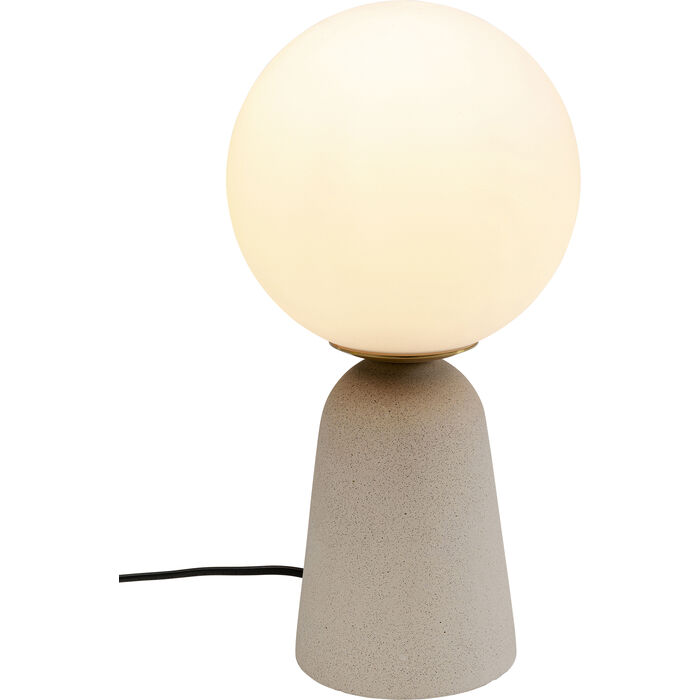 Tischleuchte Bollie Beige 33cm