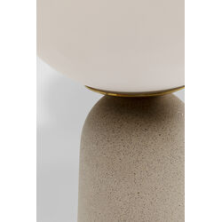 Tischleuchte Bollie Beige 33cm