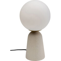 Tischleuchte Bollie Beige 33cm