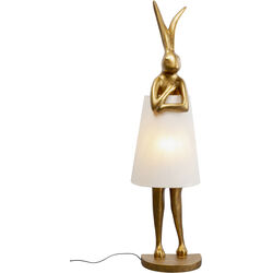Lámpara pie Animal Rabbit Oro/Blanco 150cm