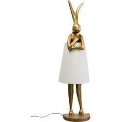 Lámpara pie Animal Rabbit Oro/Blanco 150cm