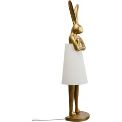 Lámpara pie Animal Rabbit Oro/Blanco 150cm