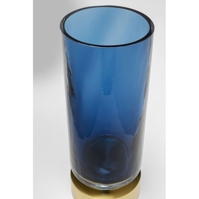 Vase Lumi bleu 31cm