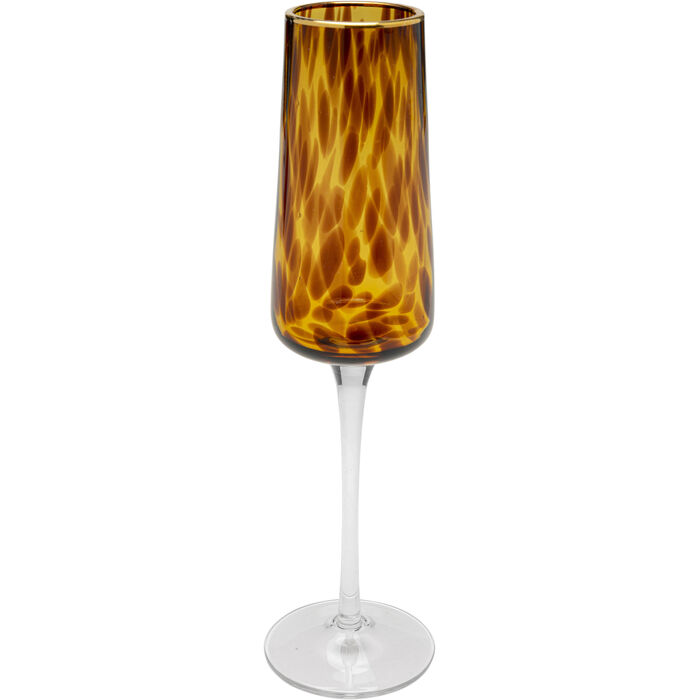 Verre à champagne Caramel