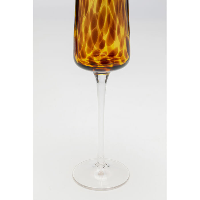 Verre à champagne Caramel