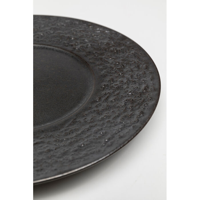 Plate Cosmos Black Ø21cm